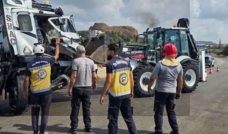 حادث سير على أوتستراد طرطوس – بانياس يقتصر على الأضرار المادية