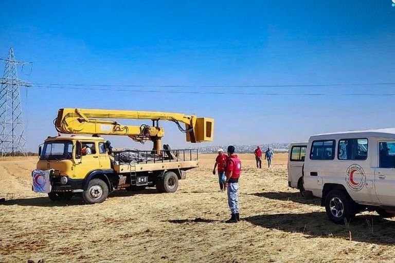 بدء إصلاح خط الكهرباء المغذي لمدينة شهبا وأحياء في السويداء