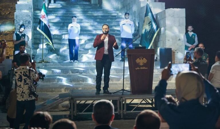إنجاز المرحلة الأولى من إنارة محيط قلعة حلب التاريخية