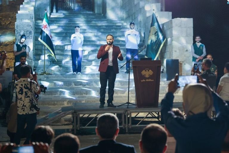 إنجاز المرحلة الأولى من إنارة محيط قلعة حلب التاريخية