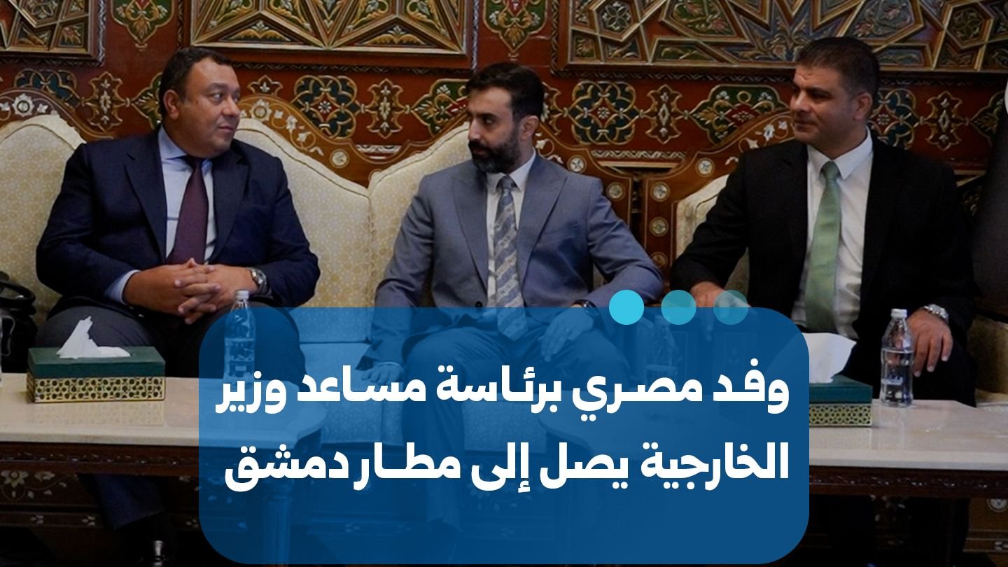 استقبال وفد مصري رفيع المستوى في دمشق