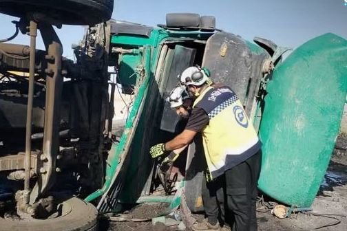 وفاة شخصين وإصابة 21 آخرين بحوادث سير في سوريا