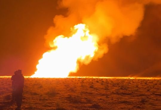 عمل تخريبي يطال خطاً لنقل الغاز في دير الزور
