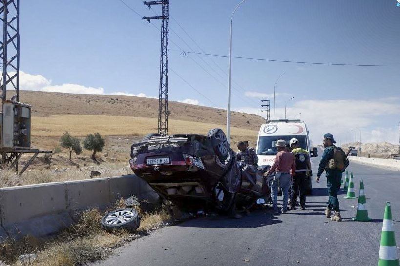 وفاة شخص وإصابة 13 آخرين في حوادث سير متفرقة بسوريا
