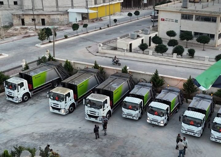 تعزيز خدمات النظافة في الباب والراعي بريف حلب بآليات جديدة