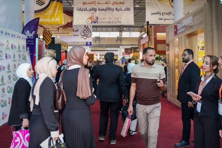 انطلاق معرض «ذهب إكسبو» للأحذية والجلديات بدمشق بمشاركة واسعة