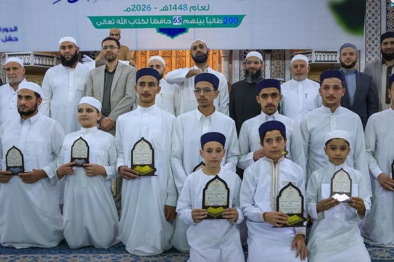 ريف دمشق: تكريم 200 طالب وطالبة في ختام دورة لحفظ القرآن بحمورية