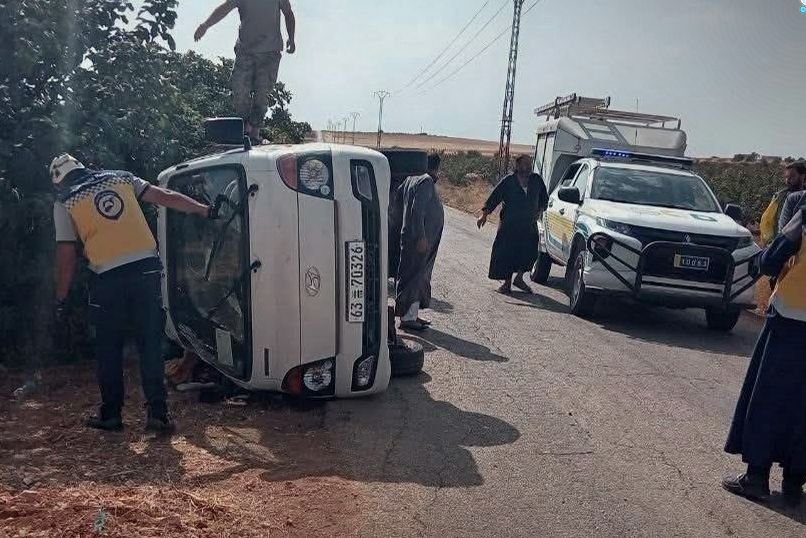 وفاة وإصابة 23 شخصاً جراء حوادث سير وحرائق في سوريا