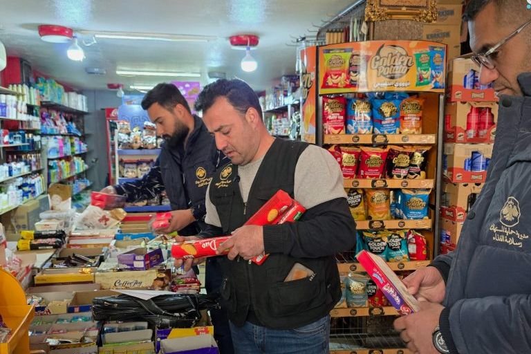 ريف دمشق: تسجيل 354 ضبطاً تموينياً في أسبوع واحد