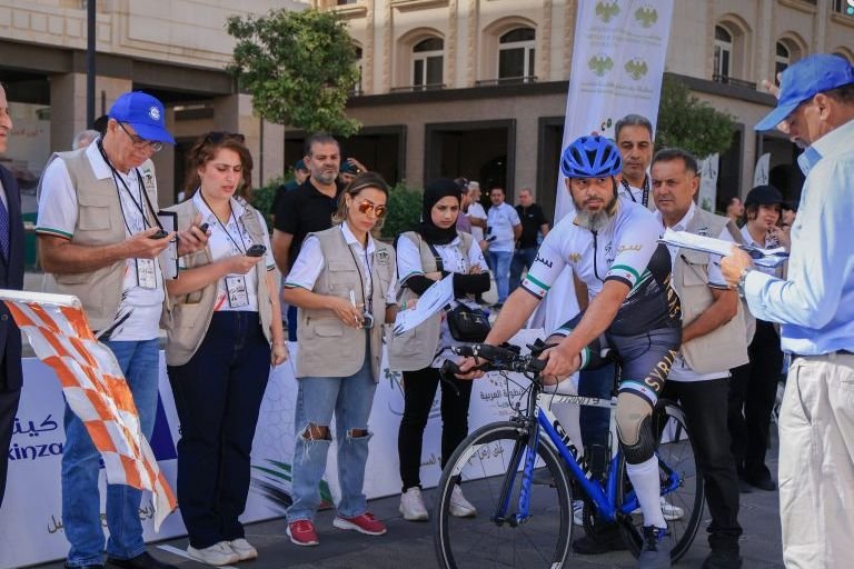 انطلاق منافسات البطولة العربية للدراجات في ريف دمشق
